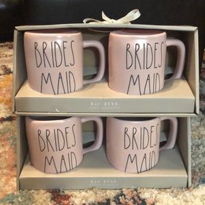 Rae Dunn Bridesmaid Mugs Set of 4
